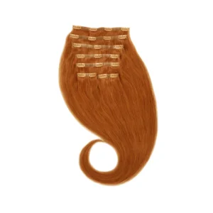 Clip-in-Extensions nahtlos Kupfer/Rot