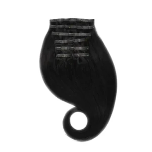 Clip-in-Extensions nahtlos Schwarz/Braun